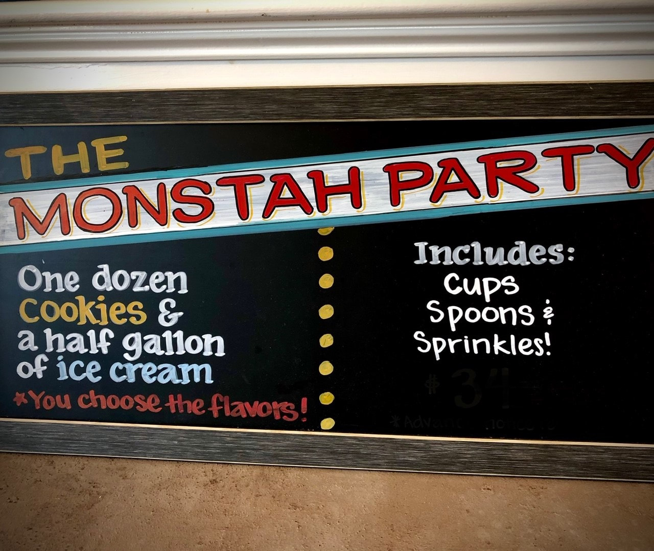 Monstah Party Pack Cookie Monstah Bake Shop 